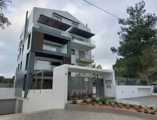 Four-storey block of appartments – facade design