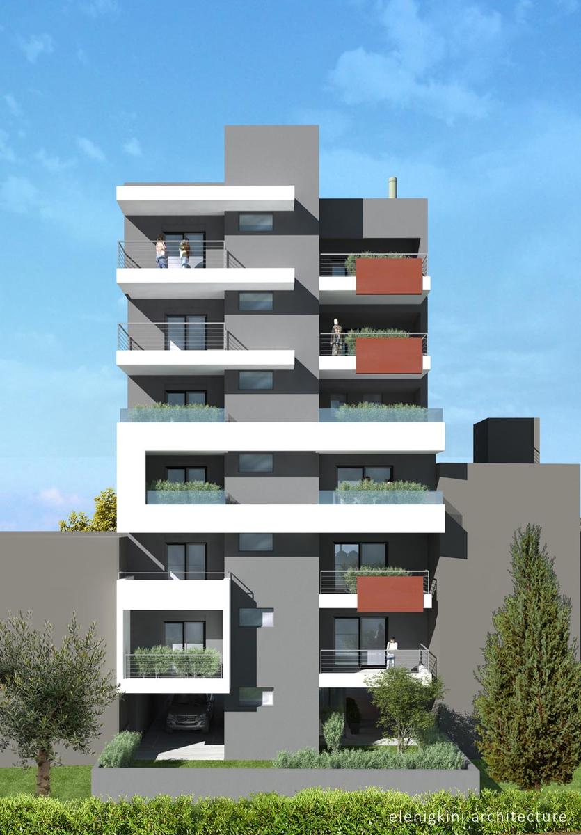 Νέα εξαόροφη πολυκατοικία επί πυλωτής στο κέντρο της Χαλκίδας