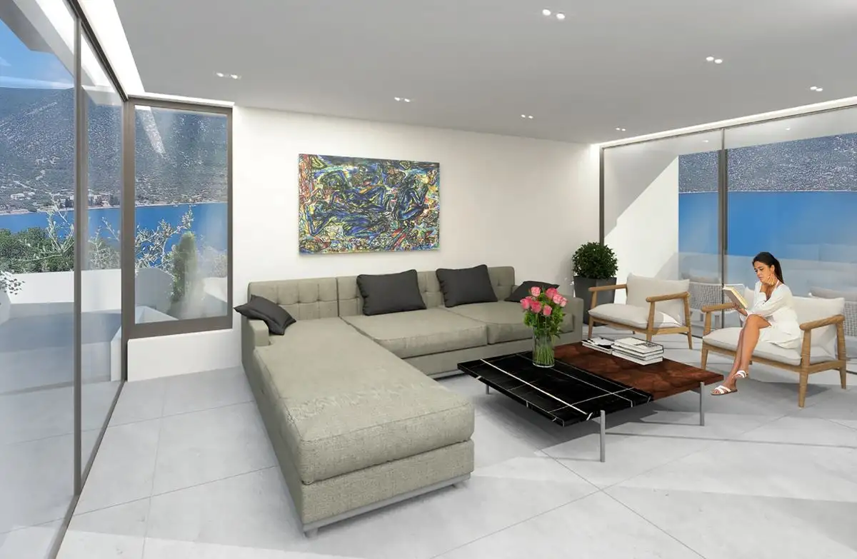 Νέα ιδιωτική κατοικία με υπόγειο και πισίνα στα Σκροπονέρια