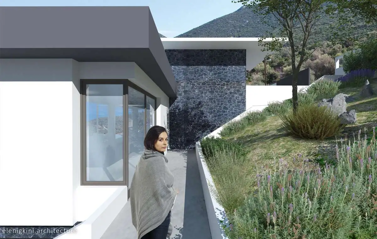 Νέα ιδιωτική κατοικία με υπόγειο και πισίνα στα Σκροπονέρια