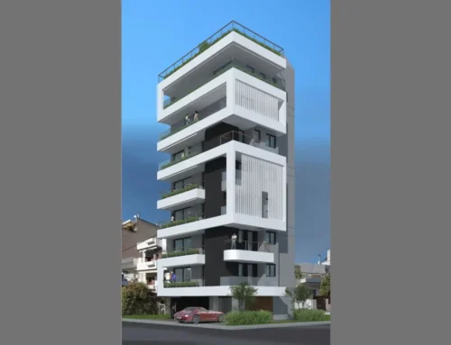 New seven-storey apartments in Chalkis