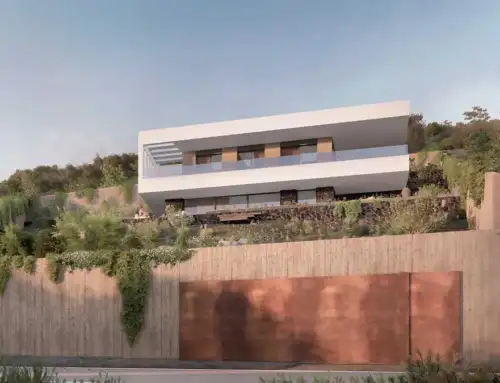 New Two-Story Residence with Pool in Skroponeria