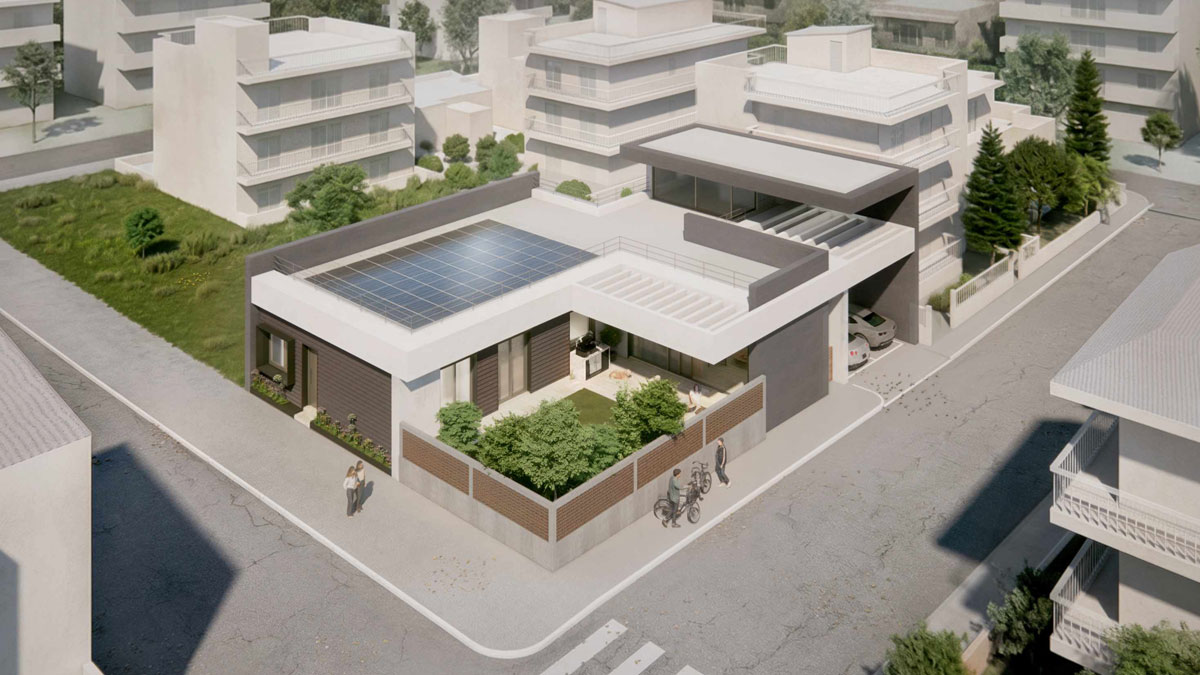 Νέα Μονοκατοικία με Ενσωματωμένο Μικρό Επαγγελματικό Χώρο, Κάνηθος Εύβοια